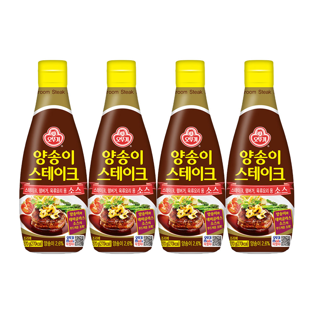 오뚜기 양송이스테이크소스 270g 4개 - 메인 이미지
