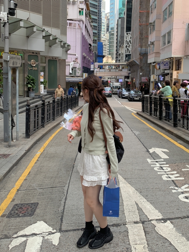 💕URBANE MADE💕 큐피드 펀칭 크롭 아일렛 가디건 세트 (3c) 상세 이미지 116