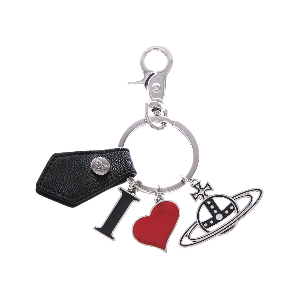 비비안웨스트우드  I LOVE ORB 블랙 키링 8203011EU S0021 N401 (2025 S/S) - 상품 이미지