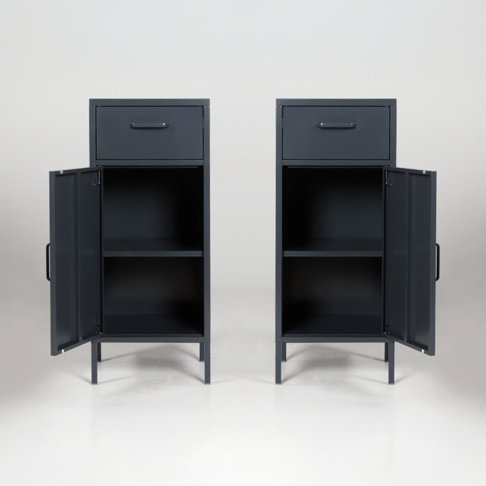 MKB 캐비넷 모던 서랍문 수납장 4251015 425x400x1015mm, 2단, 라이트그레이 1488.8259 - 상세 이미지 4