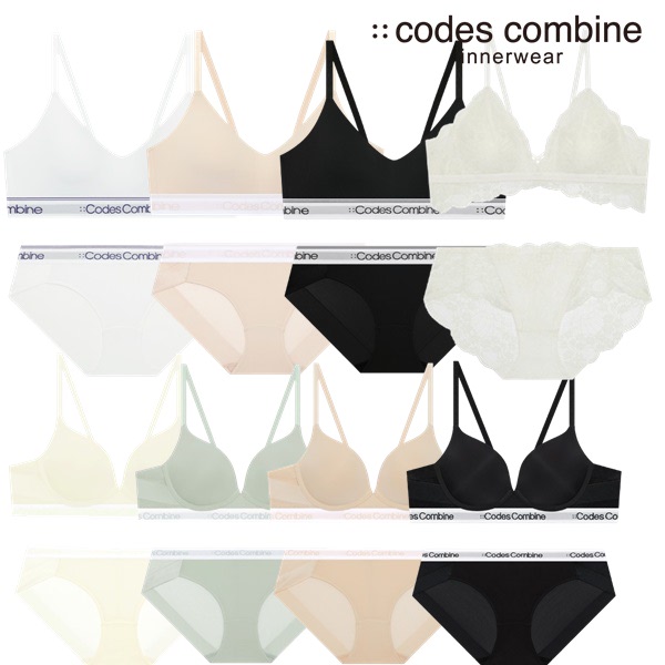 [현대백화점]코데즈컴바인이너웨어 may oiny 노와이어 여성세트(CCWBR453+BP453)외15종택1 : 더현대닷컴
