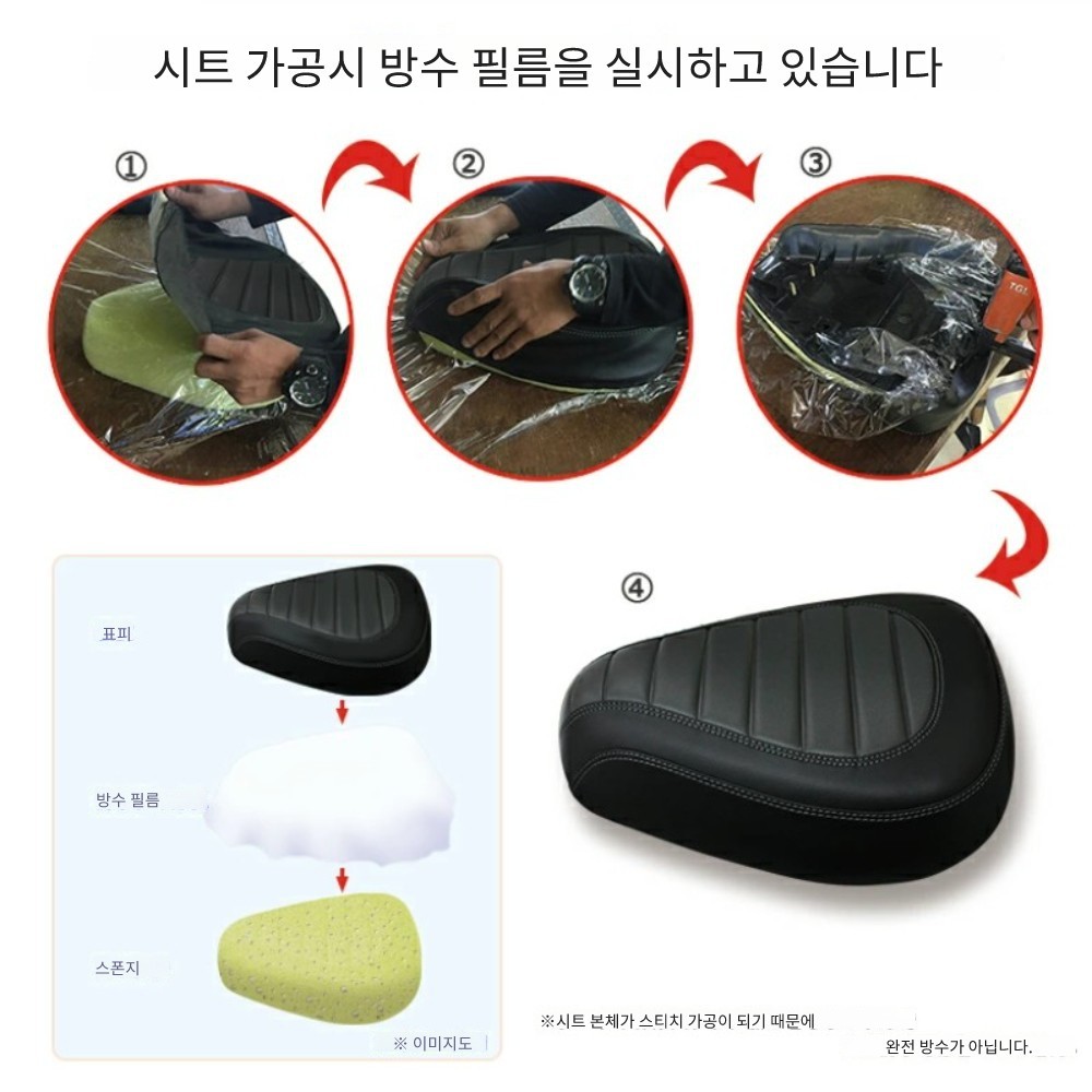 TWR제 슈퍼커브C110 크로스커브CC110 로우 다운 시트 - 상세 이미지 5