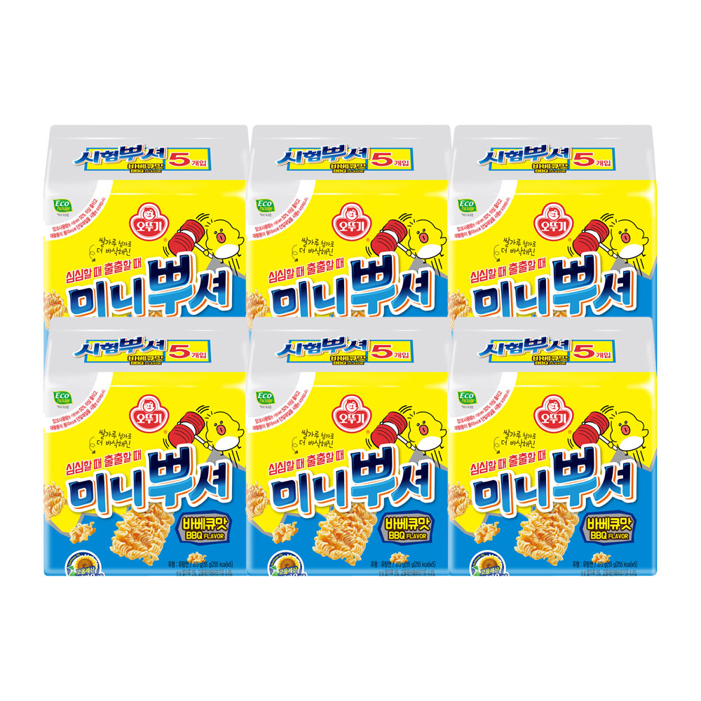 오뚜기 미니뿌셔 바베큐맛 55g 30개 - 상품 이미지