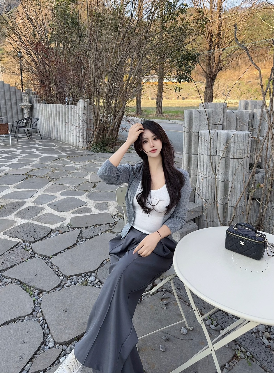 [꾸안꾸/기획가🤍]모노디 캐시미어 브이넥 기본 가디건 (5color) 상세 이미지 4