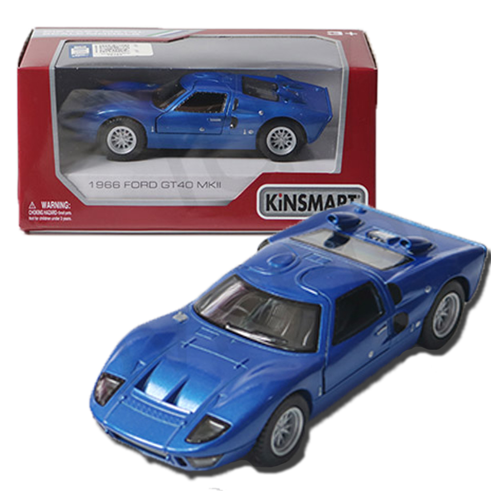 1966 포드 GT40 MKII 미니카 자동차 모형 다이캐스트 장난감 선물 - 상품 이미지