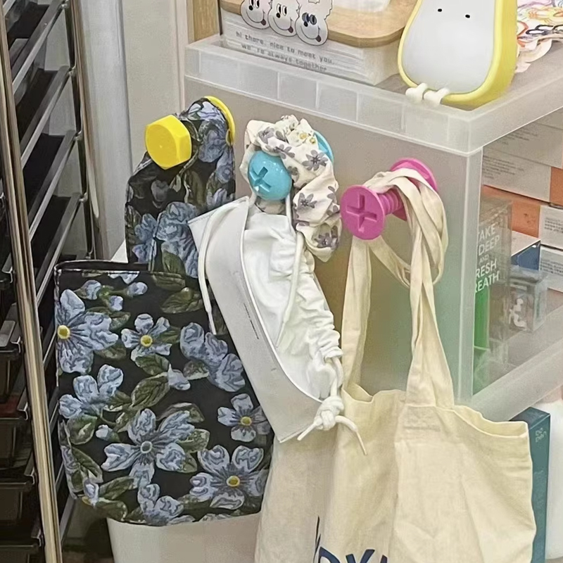 벽에 붙이는 무타공후크 가방 모자 걸이 벽걸이 게임훅 - 상세 이미지 3