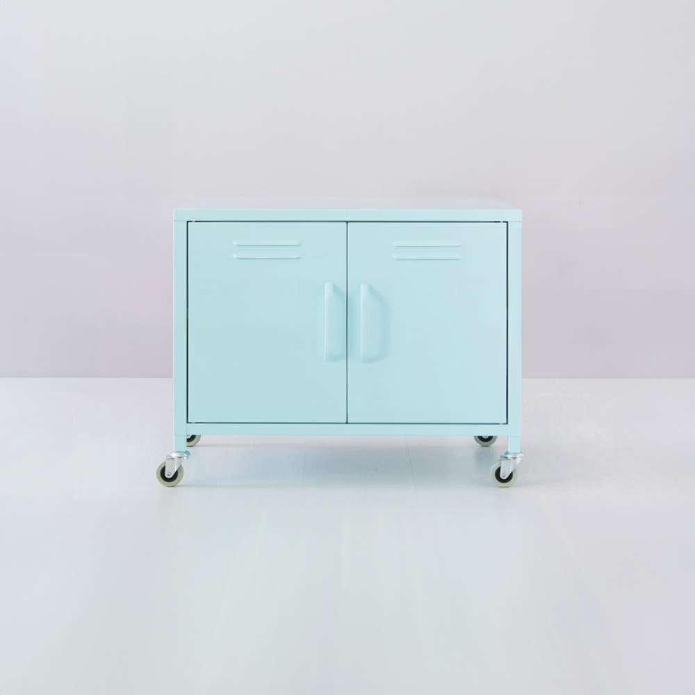 MKB 캐비넷 이동형 양문 수납장 600490 600x400x490mm, 1단, 민트 4317.8262 - 메인 이미지