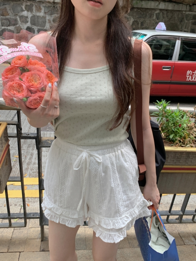 💕URBANE MADE💕 큐피드 펀칭 크롭 아일렛 가디건 세트 (3c) 상세 이미지 129