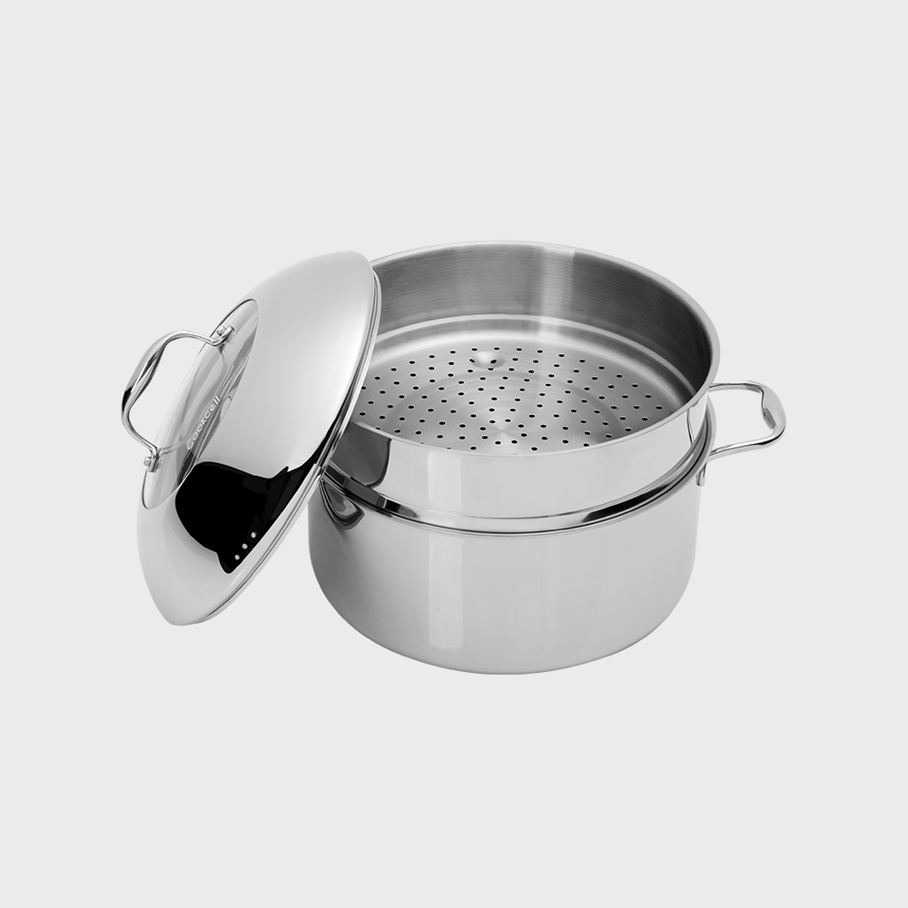 쿡셀 9L 특대형 IH 곰솥 찜기 28cm - 상세 이미지 2