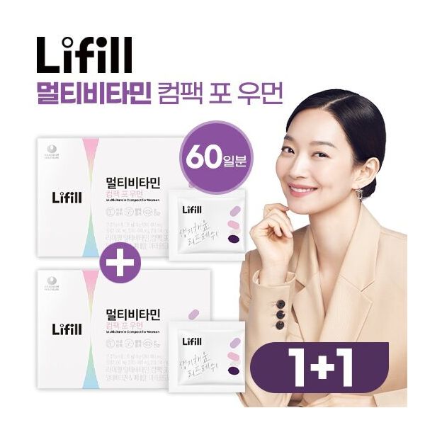 위대한설1+1 라이필 멀티비타민 컴팩 포 우먼 2박스60일분 : modern8061