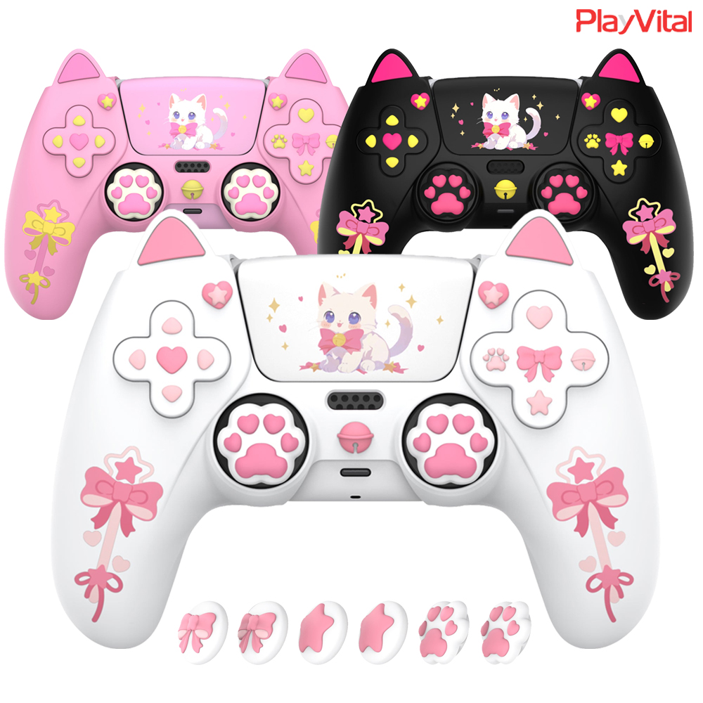 듀얼센스 커버 Playvital 세일러키티 케이스