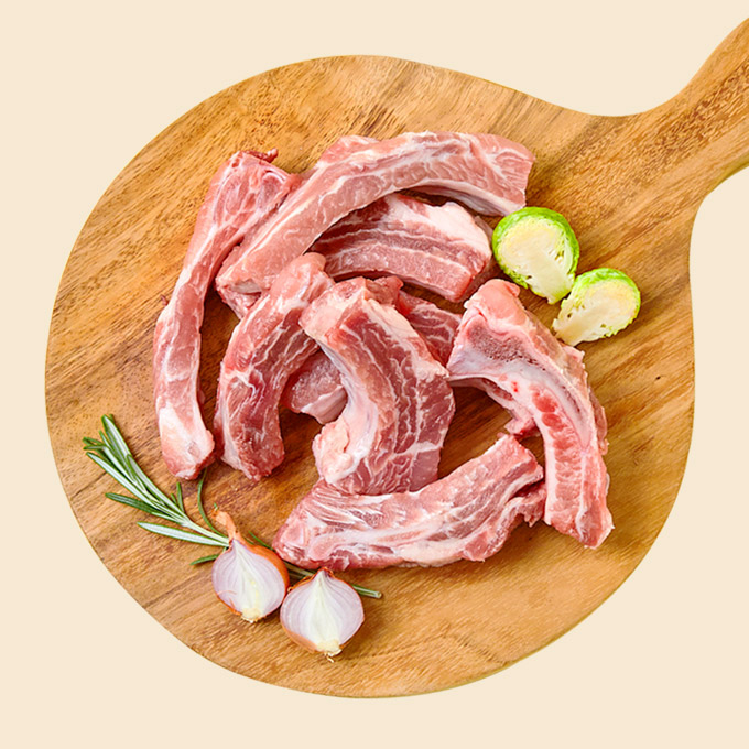 고기소녀 돼지 등갈비 10kg 쪽갈비 로인립 냉동 구이