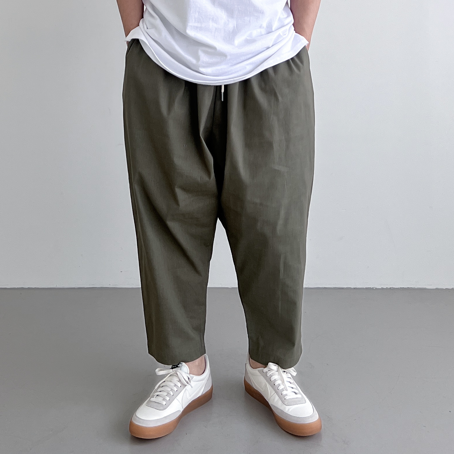 남자린넨와이드팬츠 린넨슬랙스 항아리바지 벌룬팬츠 - 상세 이미지 5