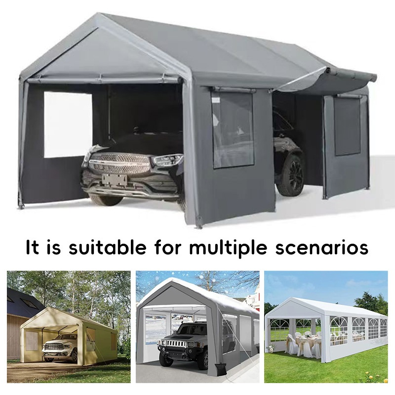 차량용 대형 간이천막 차고 주차천막 주차장 쉘터 차고지 캐노피 임시차고 야외텐트