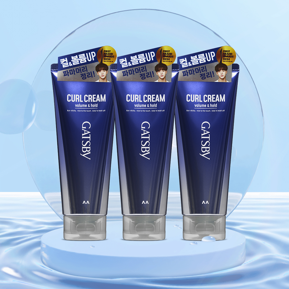 갸스비 내츄럴 볼륨&홀드 컬크림 150ml 3개 - 상품 이미지