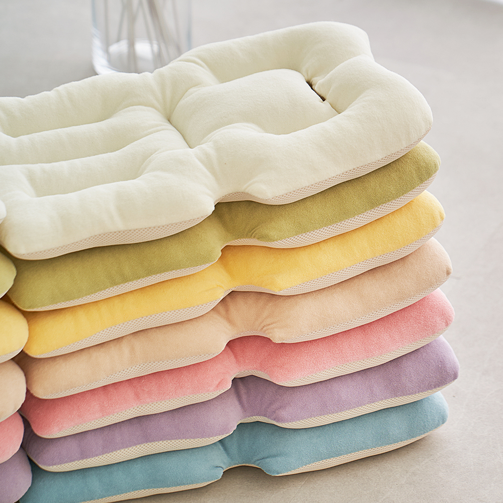 마롤 사계절 테리 유모차 라이너 신생아 카시트 쿠션 양면 쿨시트 유아 옐로우