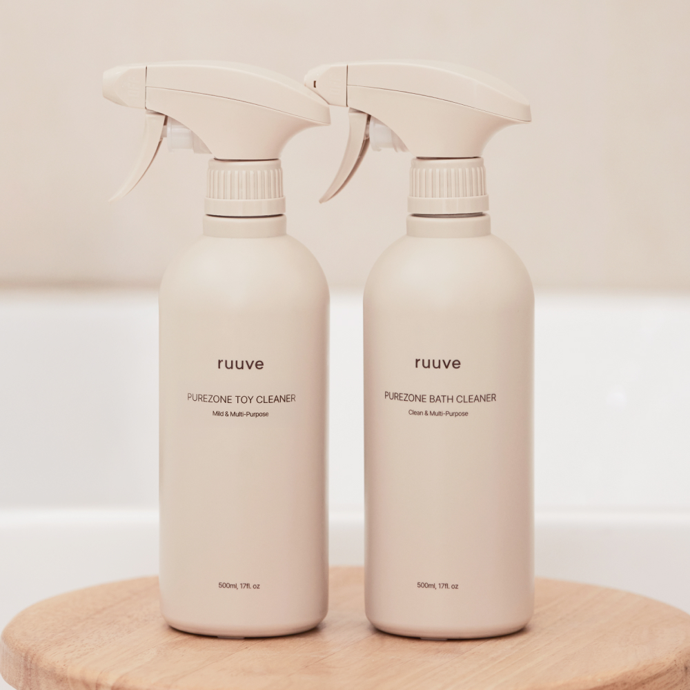 러베 퓨어존 아기 토이&다목적 클리너 2ea + 욕조&다목적 클리너 2ea set