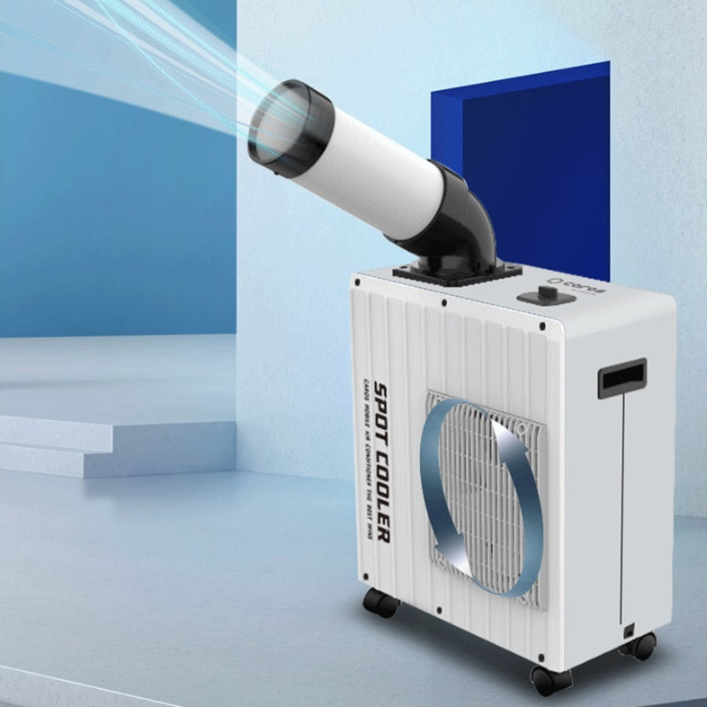 일체형 업소용이동식에어컨 식당 주방 공업용 소형 캠핑용에어컨 : 신일N위시웨이