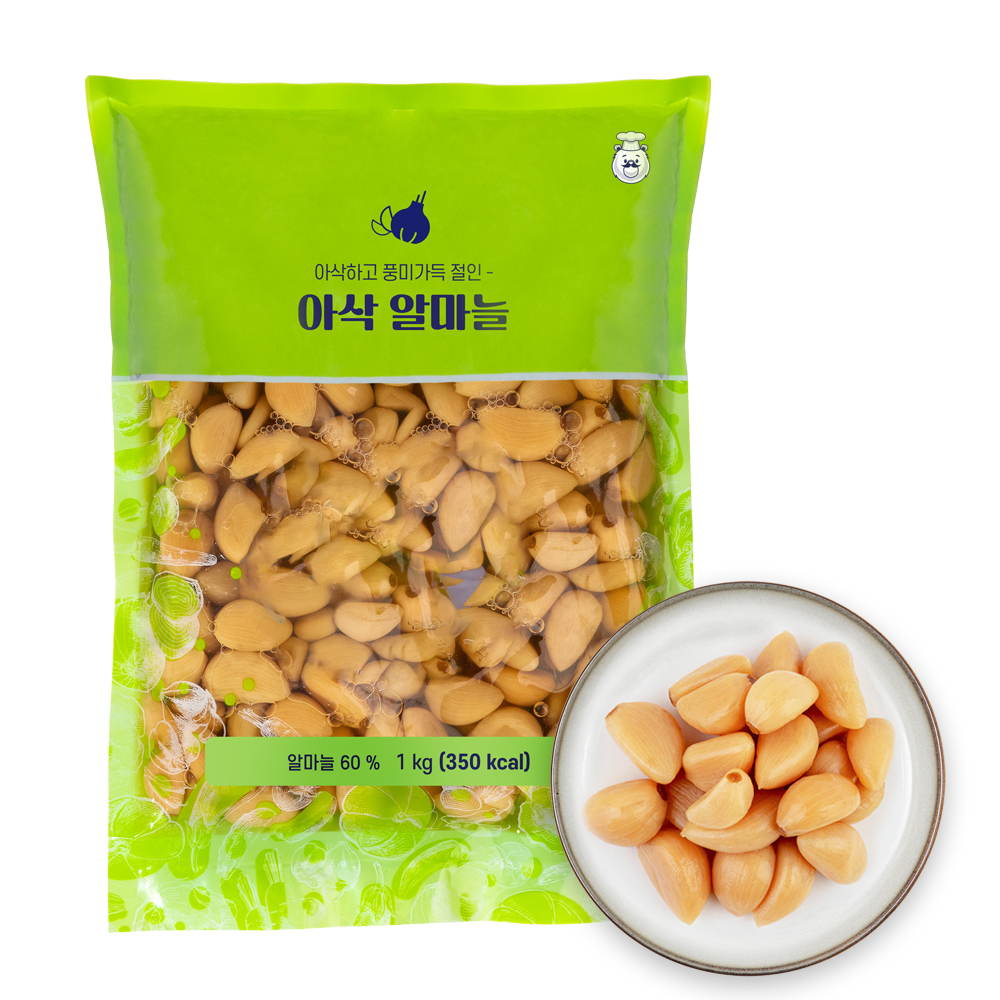 곰테이블 아삭아삭 마늘장아찌 10kg, 1kg 10개 - 상세 이미지 3