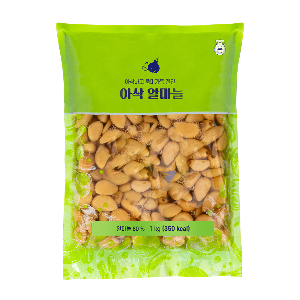 곰테이블 아삭아삭 마늘장아찌 10kg, 1kg 10개 - 상세 이미지 2
