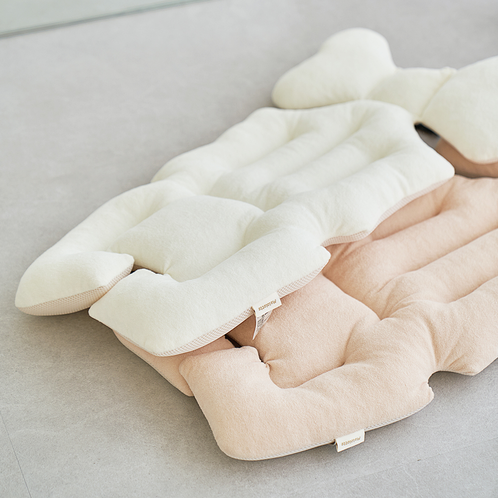 마롤 사계절 테리 유모차 라이너 신생아 카시트 쿠션 양면 쿨시트 유아 옐로우