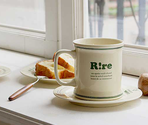 빈티지 레터링 머그 티니블랑 파밍스마켓