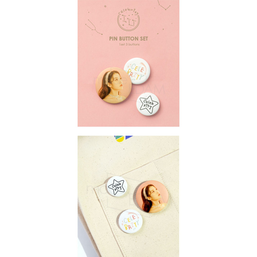 IU Button Pin Set
