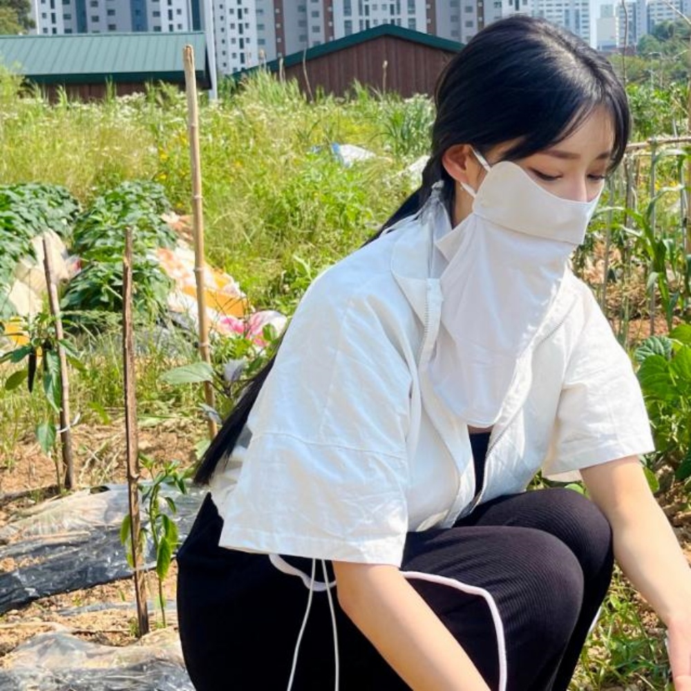 러닝마스크 여름 여성 필드 운동 얼굴 가리는 햇빛 걷기 운동 - 상세 이미지 2
