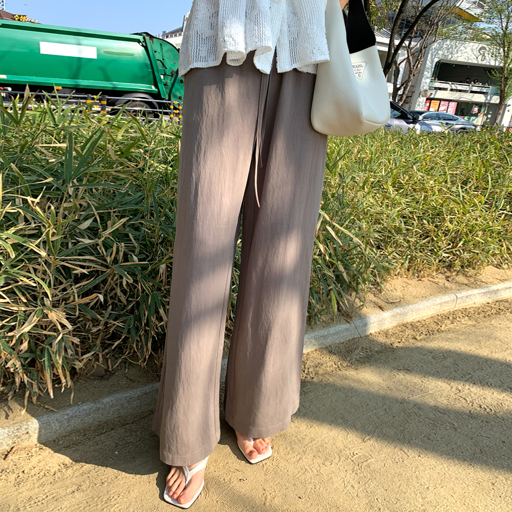 토비에 코튼 와이드팬츠 - 상세 이미지 5