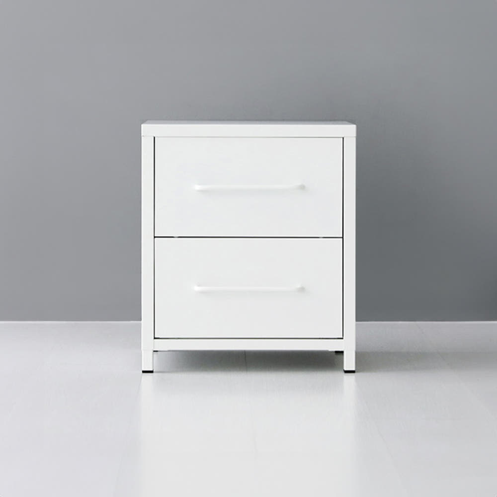 피도르 캐비넷 서랍장 400x300x460mm, 2단, 화이트 2310.6006 - 메인 이미지