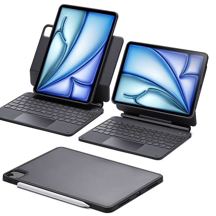 ESR 아이패드 에어 11 4 5 6 7세대 프로11 3 4 5 6세대 블루투스 360 매직 키보드 케이스