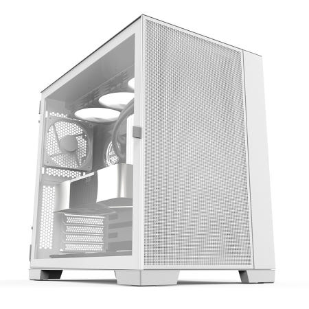 BRAVOTEC 트레저 X10 AERO 컴퓨터 PC 케이스 (화이트)