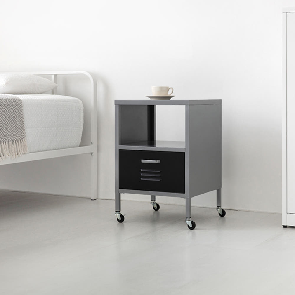 MKB 사이드테이블 서랍장 1칸 425630 레드 3716.4894