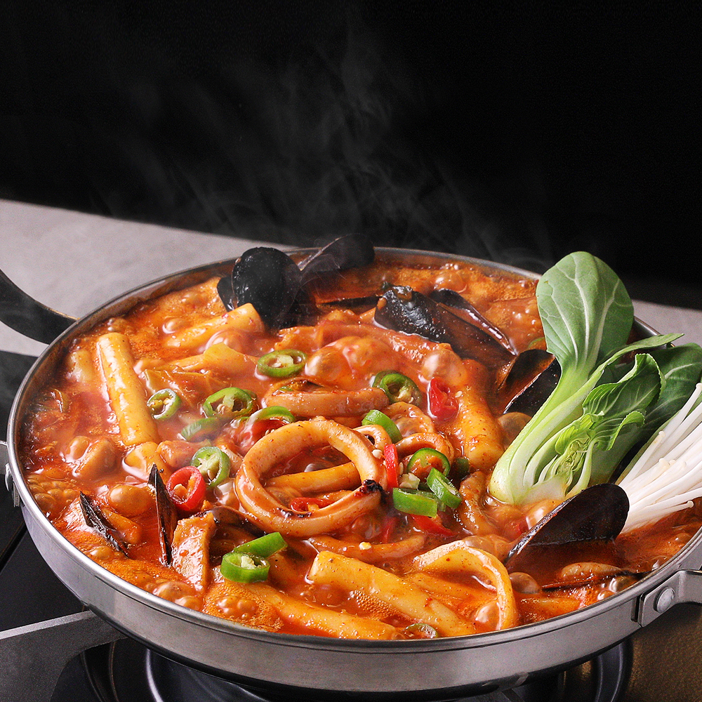 [푸딩팩토리] 푸딩프렙 오징어해물떡찜 760g 매콤한 별미 안주 밀키트 - 상세 이미지 5