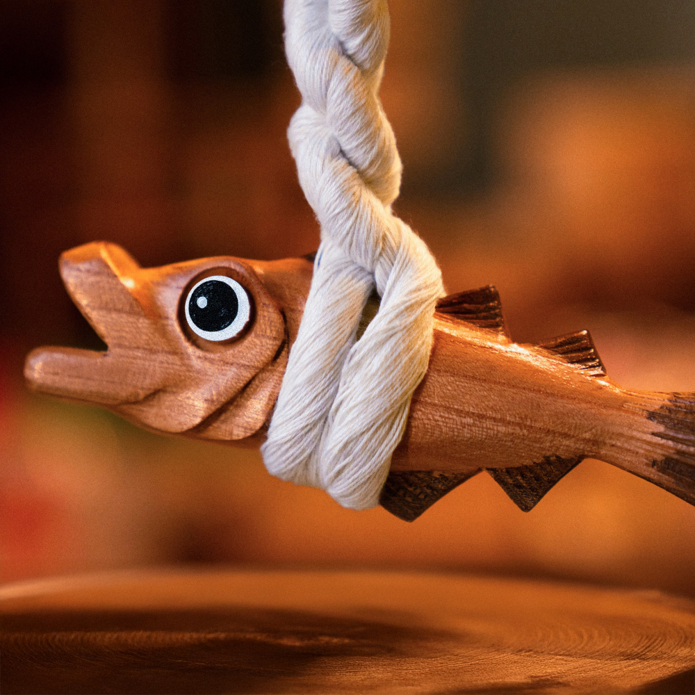 [100% 수제] 국산 액막이 명태 개업 이사 집들이 선물 10cm