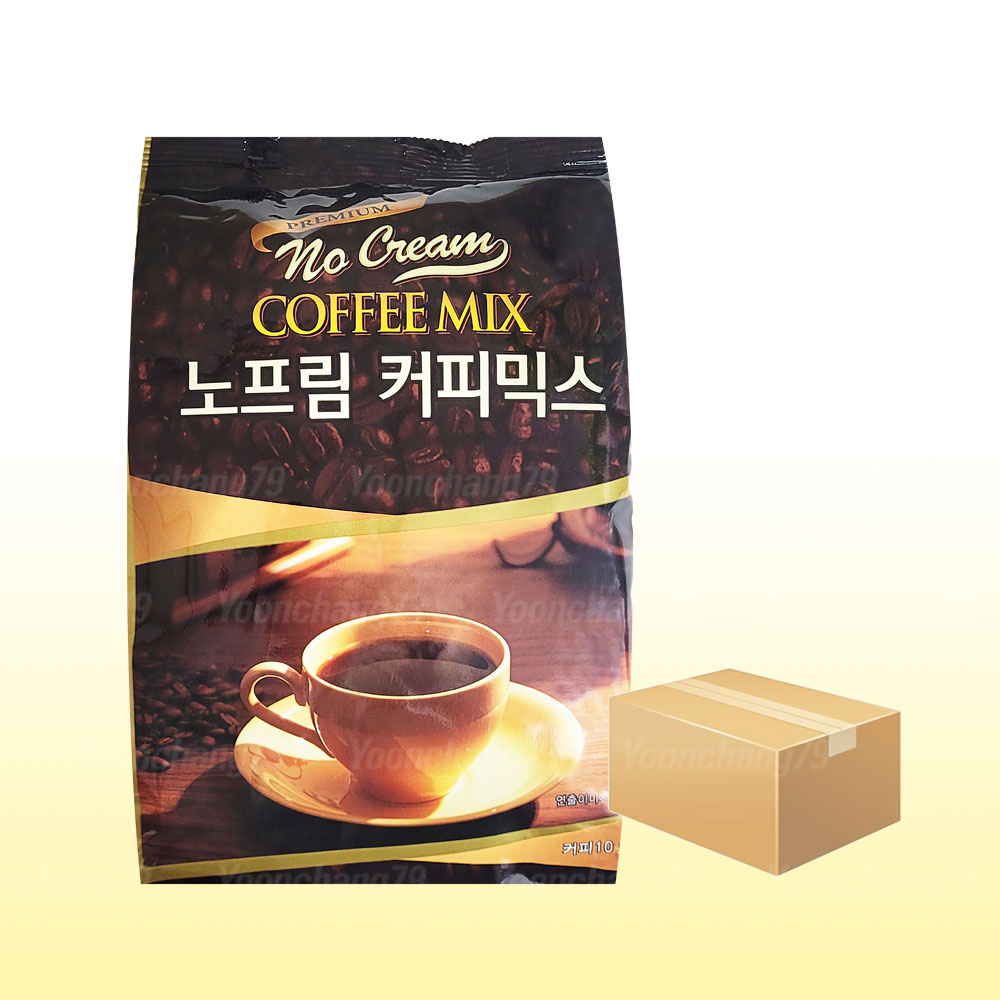 대호 노프림 커피믹스 600g x 12봉 블랙 커피 설탕 : 윤창79