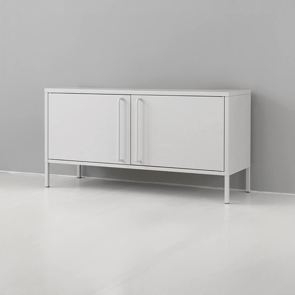 피도르 캐비넷 가로양문 TV스탠드 1150590 115x400x600, 다크그레이 7813.7546