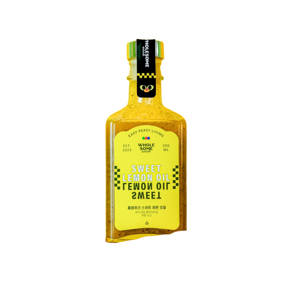 홀썸위크 저당 스위트 레몬 오일 올리브유 올리브오일 레몬샷 200ml, : 라운오