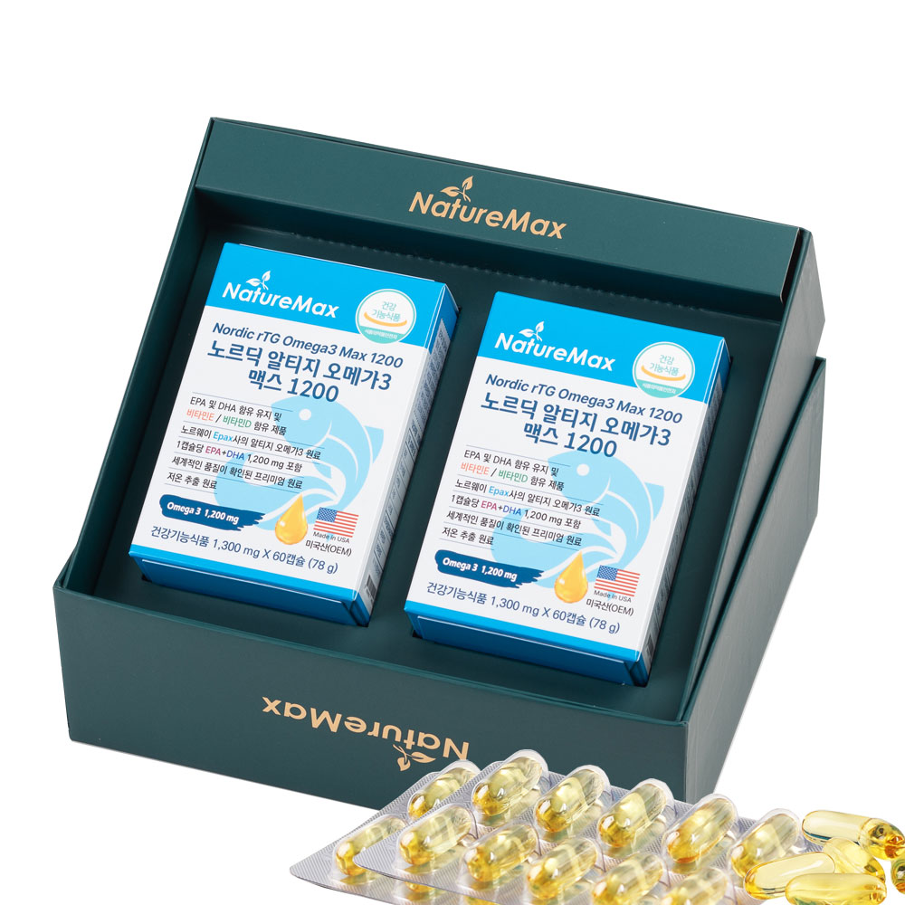 노르딕 알티지 오메가3 맥스 1200 DHA EPA 1200mg 60캡슐, 2개 이미지 6