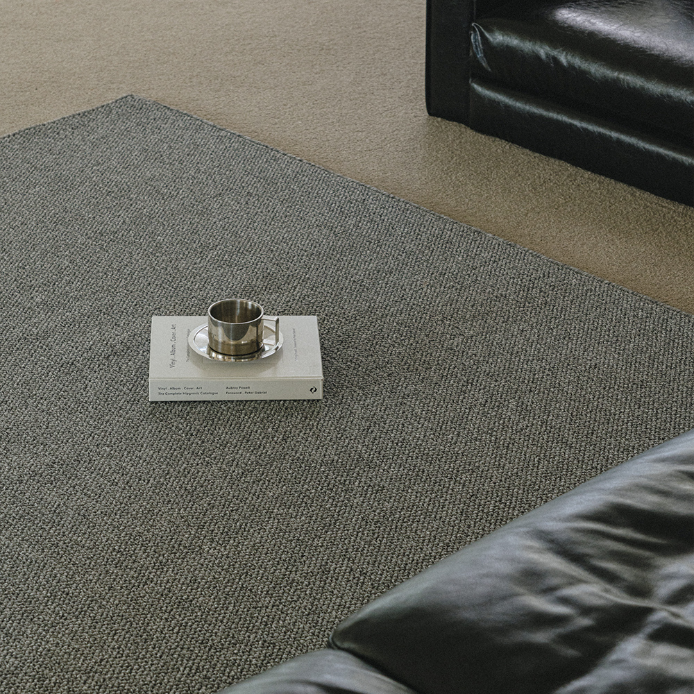 플레인 루프 사이잘룩 거실 러그 카페트 100x140cm