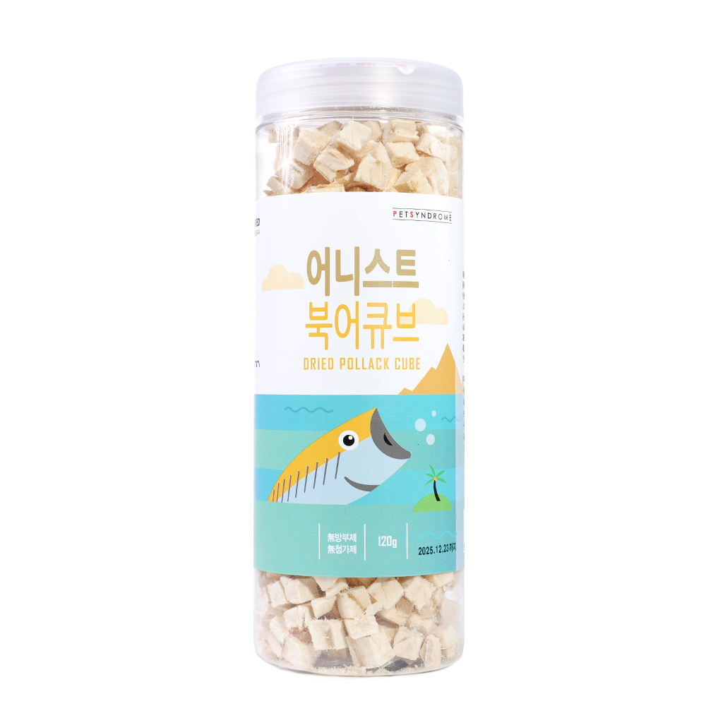 국내산간식 어니스트 동결건조 수제간식 북어, 120g, 1개 - 상품 이미지
