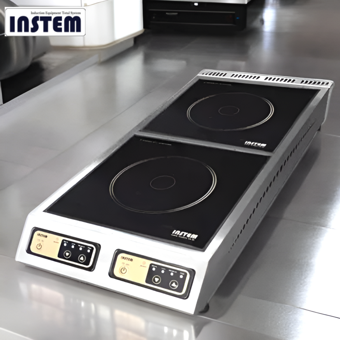 업소용인덕션 이동식 2구 전기레인지 인스템 고화력 영업용 식당 pc방 이동형 ISP215