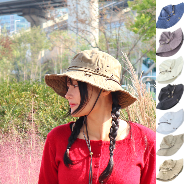 대두 빅사이즈 버킷햇 남성 여성 벙거지 챙넓은 사파리 휴양지 비치 여행 정글 모자