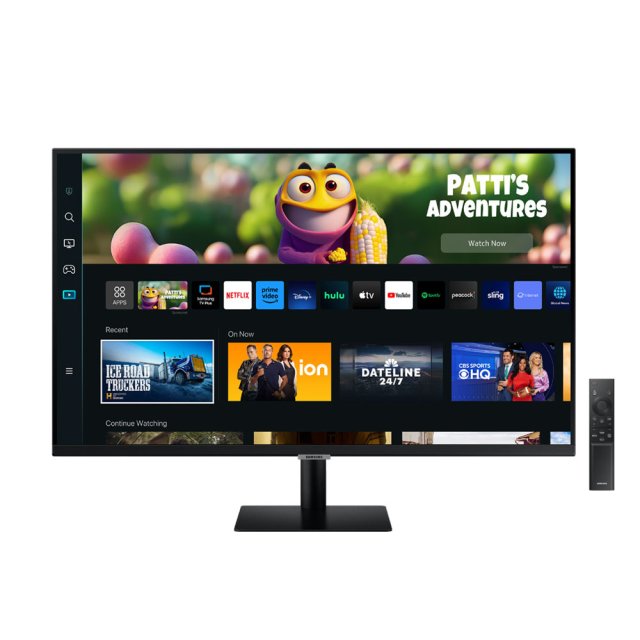 삼성 M5 S32CM500EK 스마트모니터 넷플릭스 OTT 유튜브 블루투스 원룸 캠핑용 블랙 - 상세 이미지 2