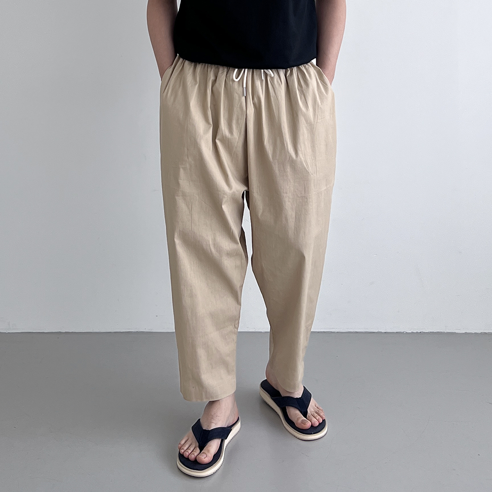 남자린넨와이드팬츠 남자벌룬팬츠 항아리바지 통바지 - 상품 이미지
