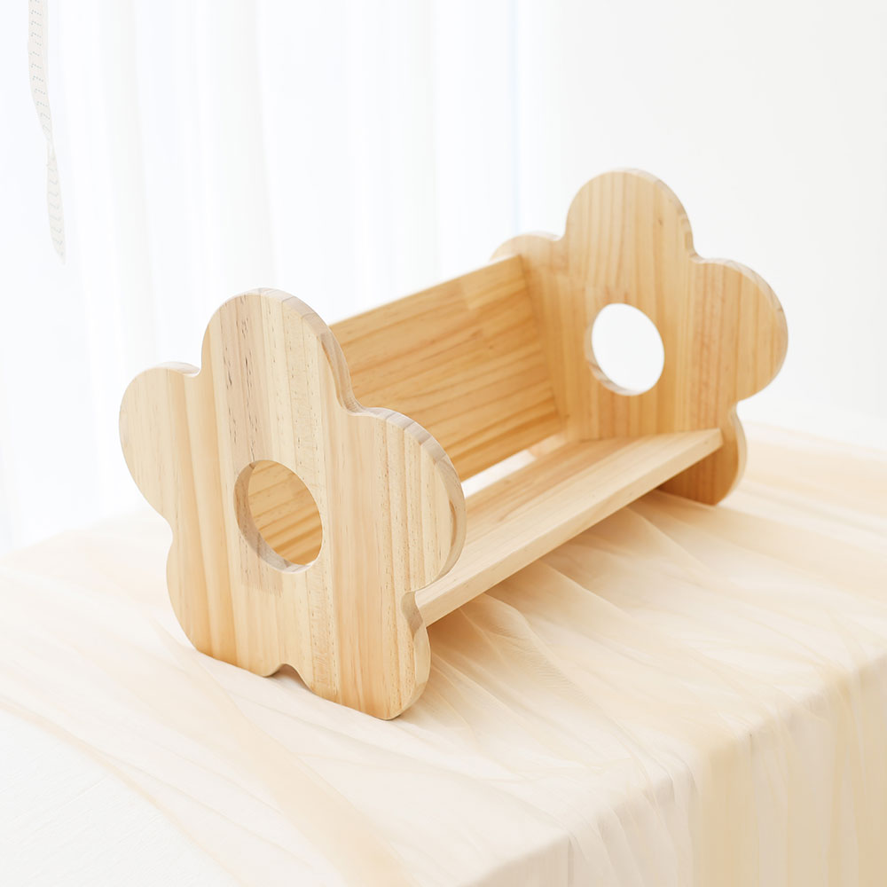 가누앤홈 유아 1단 미니 간이 아기 이동식 원목 책꽂이 2종