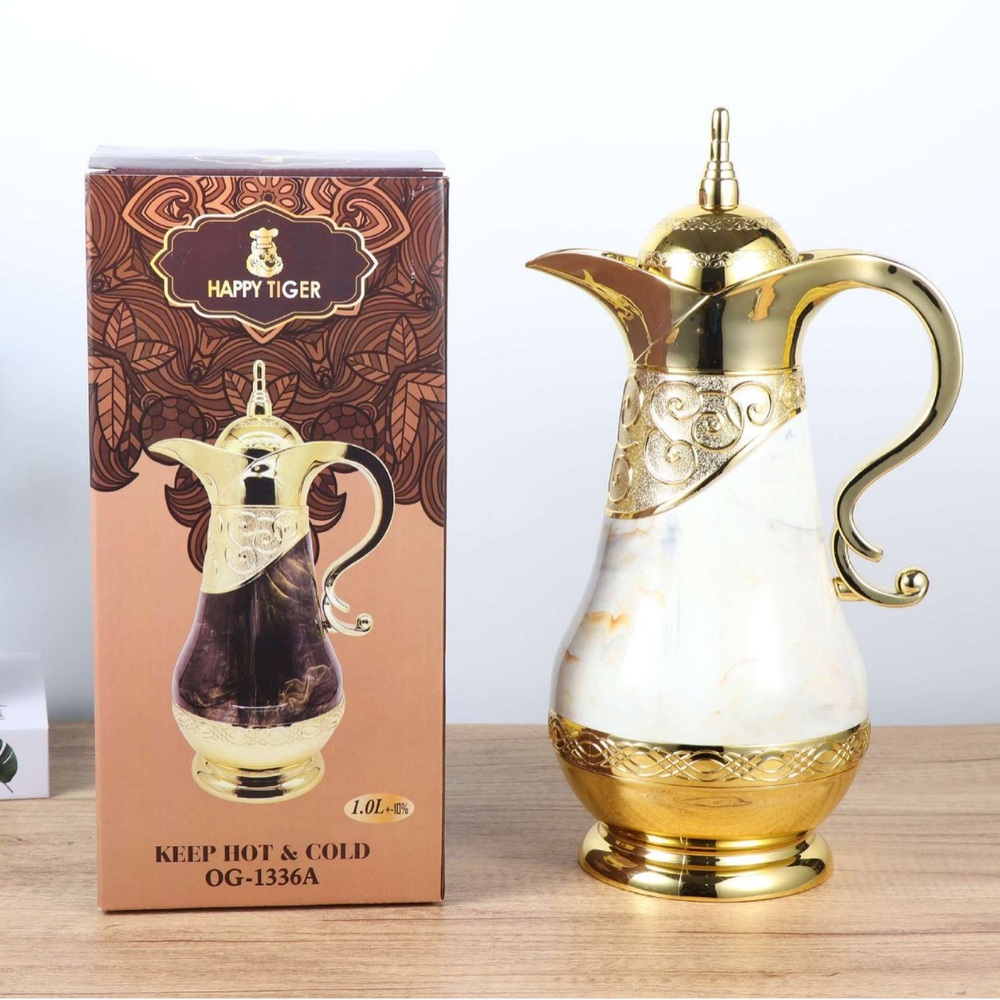 진공 플라스크 단열주전자 1L 대용량 휴대용 보온병