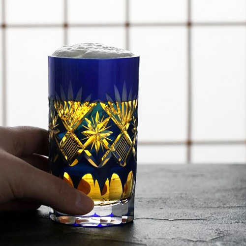 [타지마글라스 코리아] 일본 명품 에도키리코 위스키 사케잔 야마자키12년 핫카이산