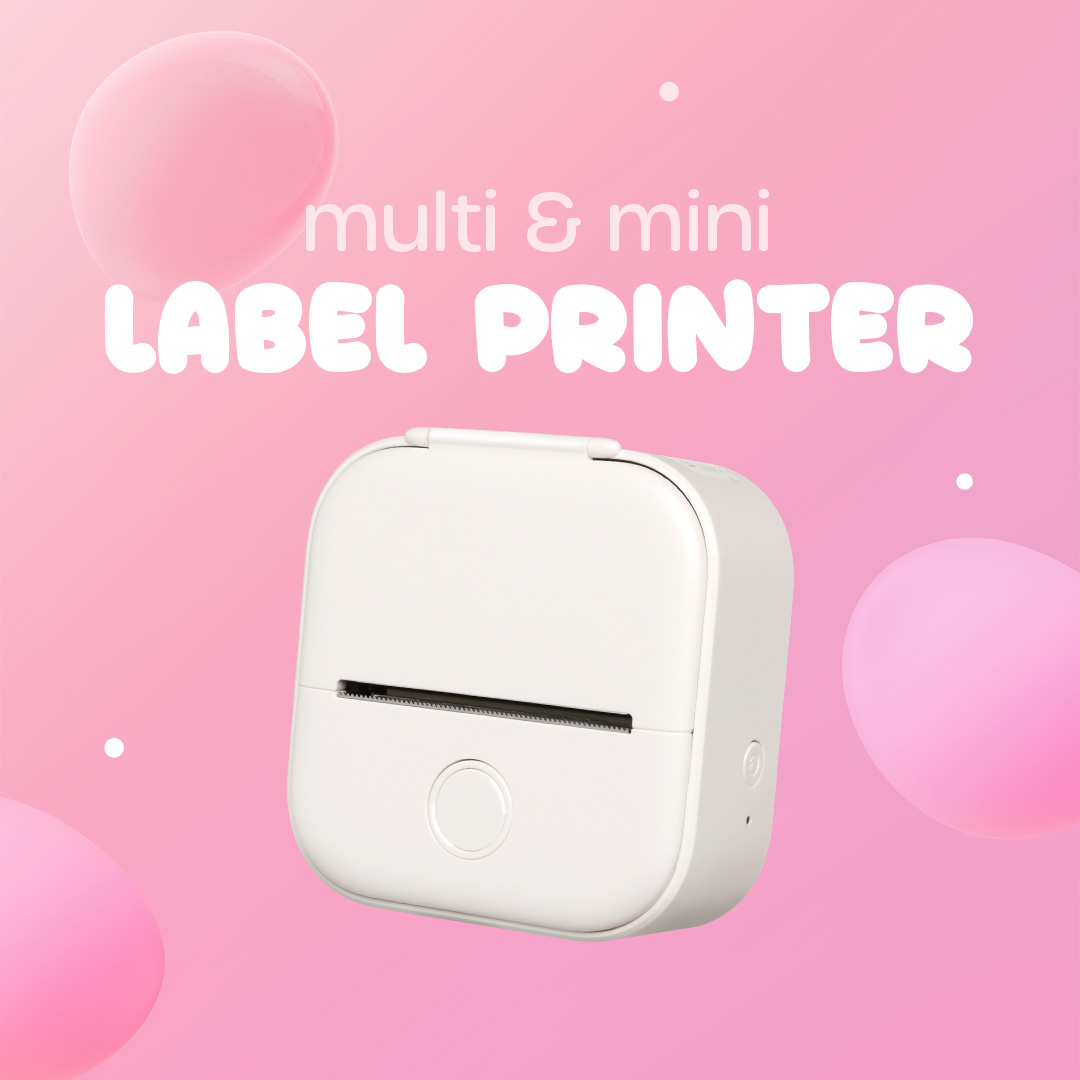 [미니츄] 블루투스 어플로 간편하게 포토프린터+라벨프린터 minichew(화이트)밀크츄 - 상세 이미지 2