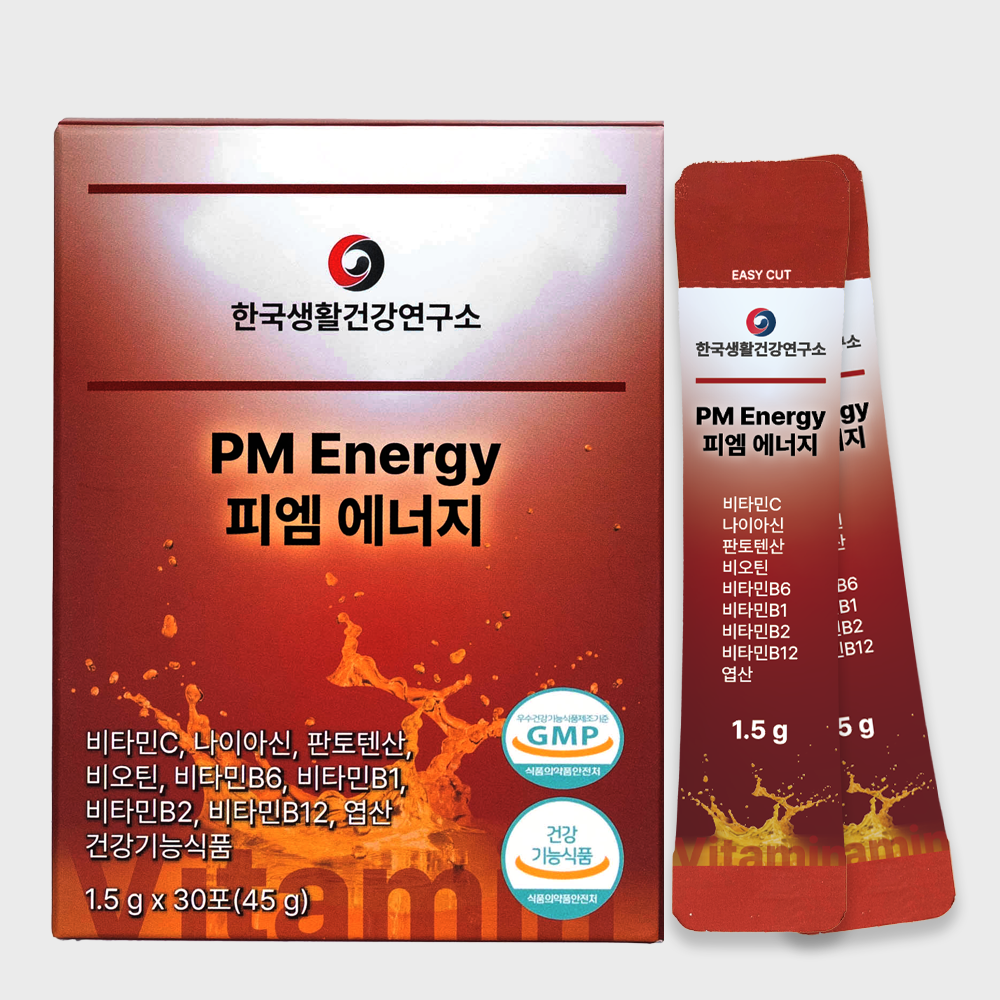 한국 PM쥬스 피엠 에너지 멀티비타민 비타민B 비타민C 활력 충전 30포, 6개 이미지 7